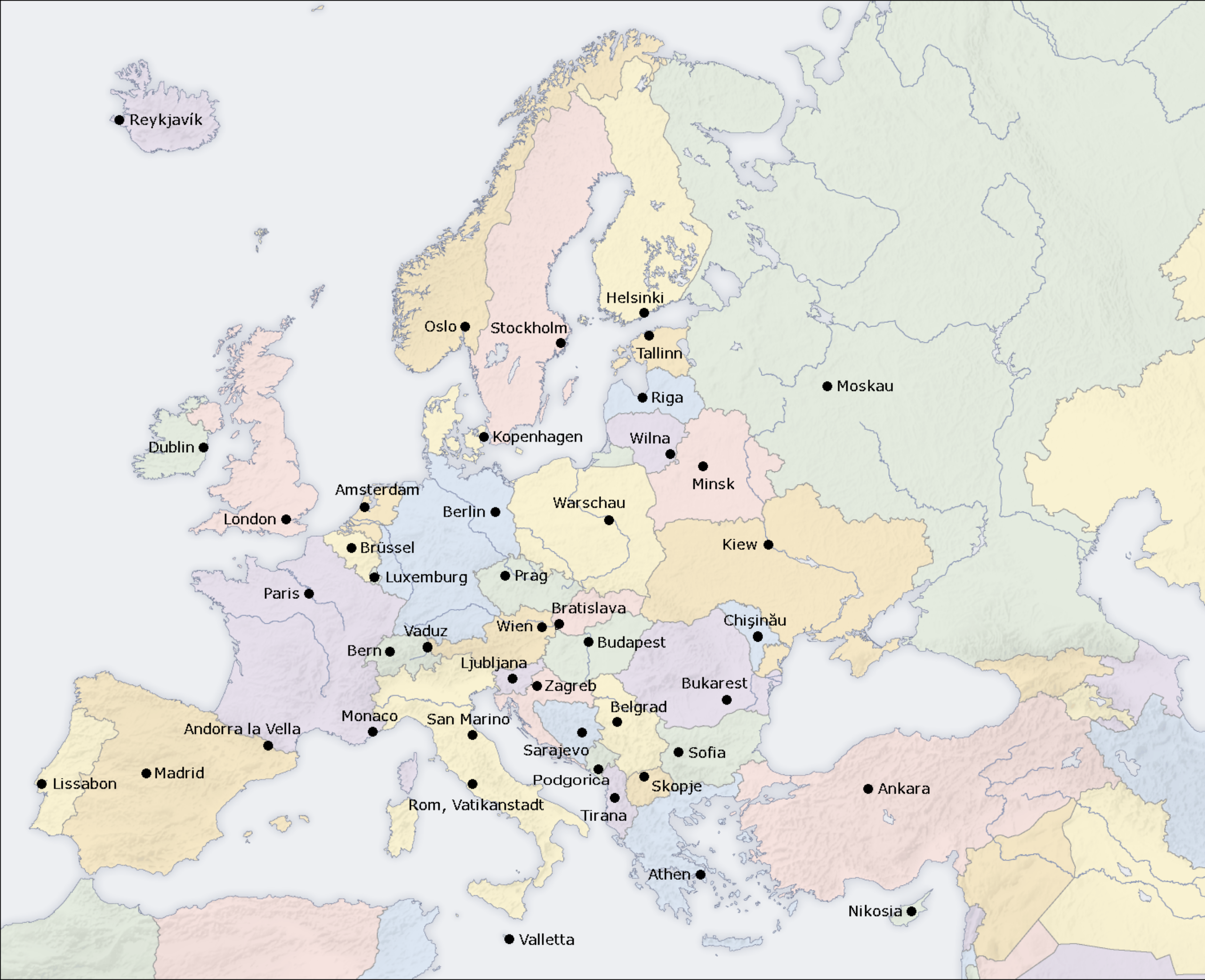 Schweiz, Europa