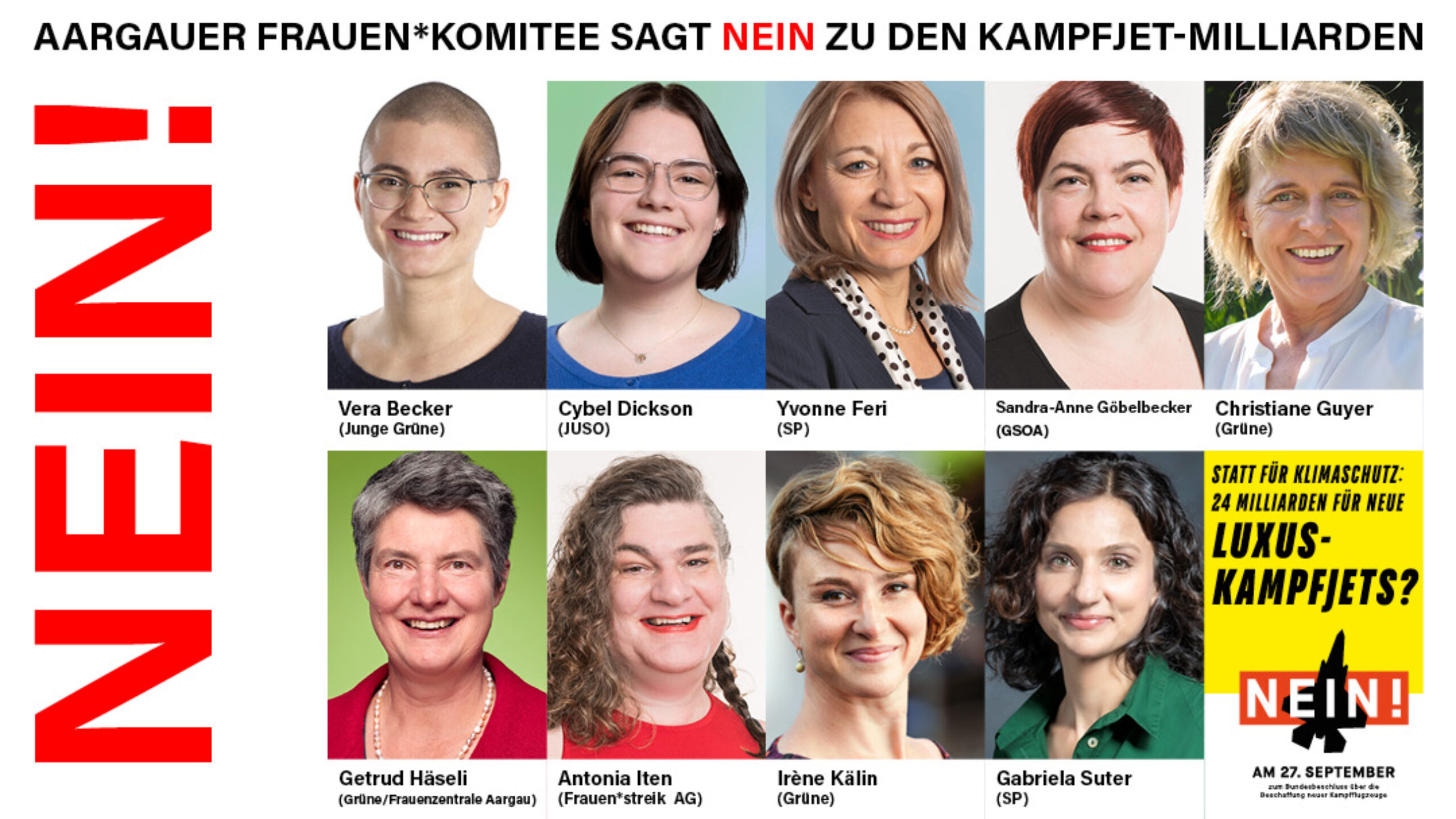 Frauen gegen Kampfjets